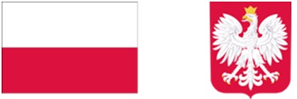 flaga biało-czerwona oraz godło RP